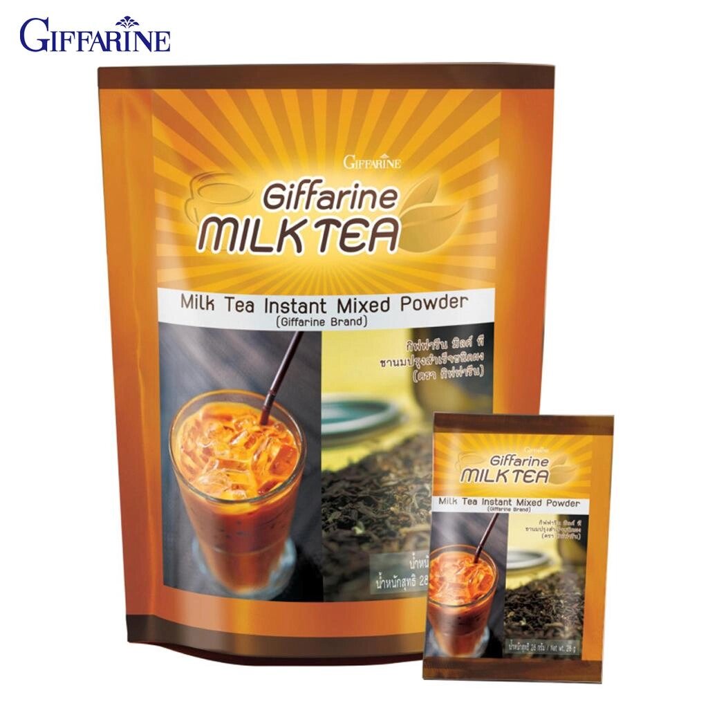 Giffarine Milk Tea, розчинний змішаний порошок чаю з молоком, 28 г x 15 пакетиків 41809 Під замовлення з Таїланду за 30  від компанії greencard - фото 1