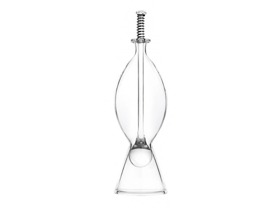 Годівниця скляна з дозатором AQUA-TECH Elegance Glass Feeder Olive Код/Артикул 7 AT-EGFO Код/Артикул 7 AT-EGFO від компанії greencard - фото 1