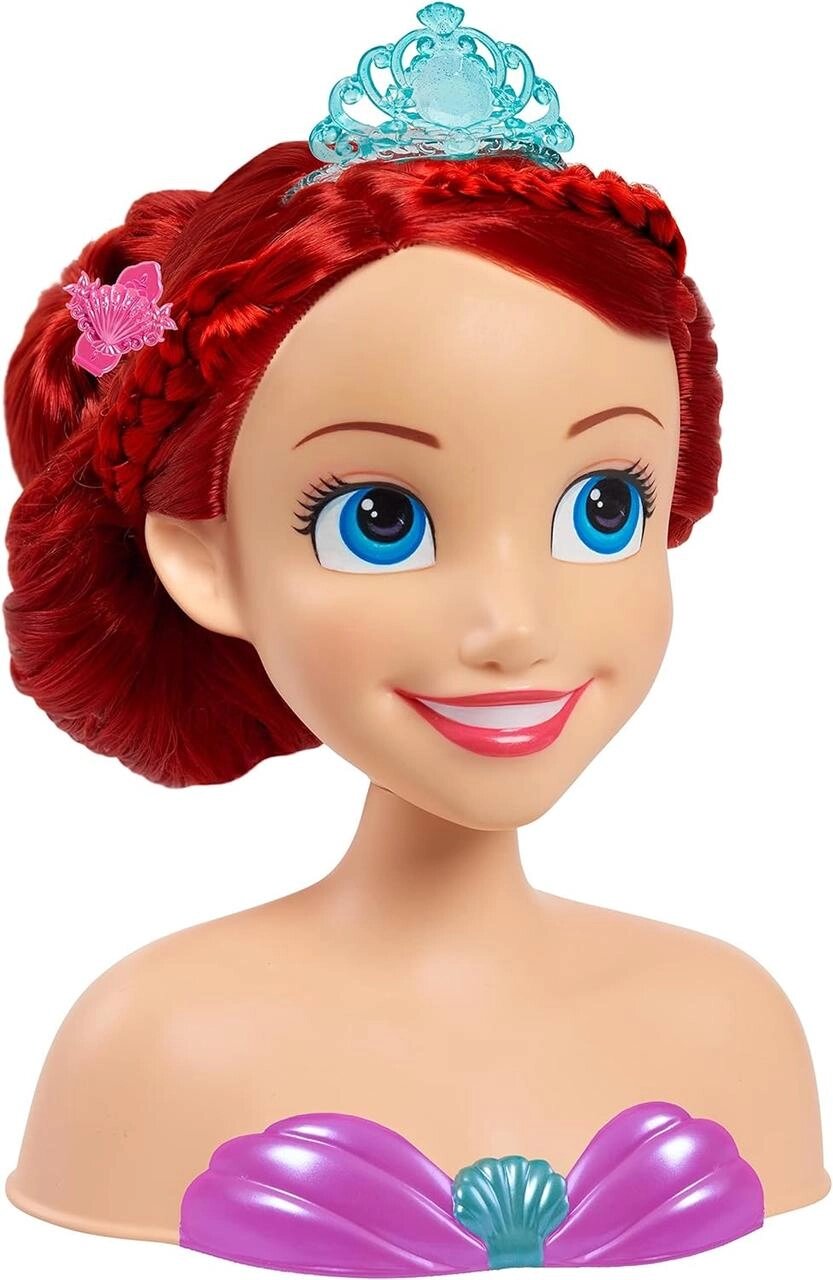 Голова манекен для зачісок, Disney Princess Ariel Styling Head 18 предметів Код/Артикул 75 923 Код/Артикул 75 923 від компанії greencard - фото 1