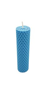 Блакитна свічка з вощини Код/Артикул 144