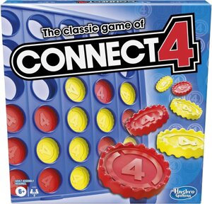 Hasbro Gaming Connect 4 Classic Grid, гра 4 в ряд, настільна гра Код/Артикул 75 875 Код/Артикул 75 875 Код/Артикул 75