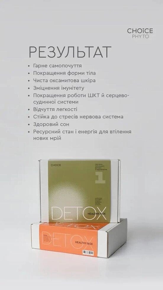 Healthy box Detox by Choice 1+2 РАЗОМ ДЕШЕВШЕ Детоксикація організму Код/Артикул 36 від компанії greencard - фото 1