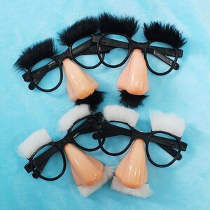 Хеллоуїн маскування окуляри та вуса смішні дорослі великий ніс Фестиваль приладдя