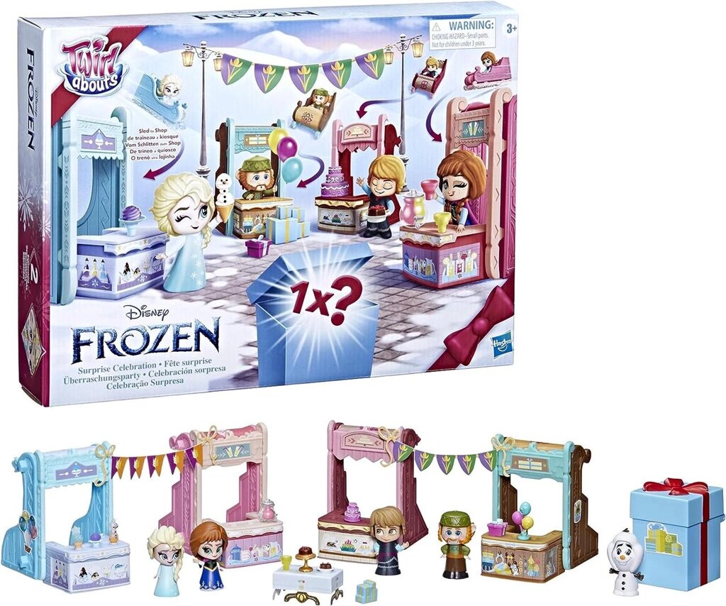 Ігровий набір Disney Frozen Twirlabouts Surprise Celebration Крижане серце Код/Артикул 75 191 Код/Артикул 75 191 від компанії greencard - фото 1