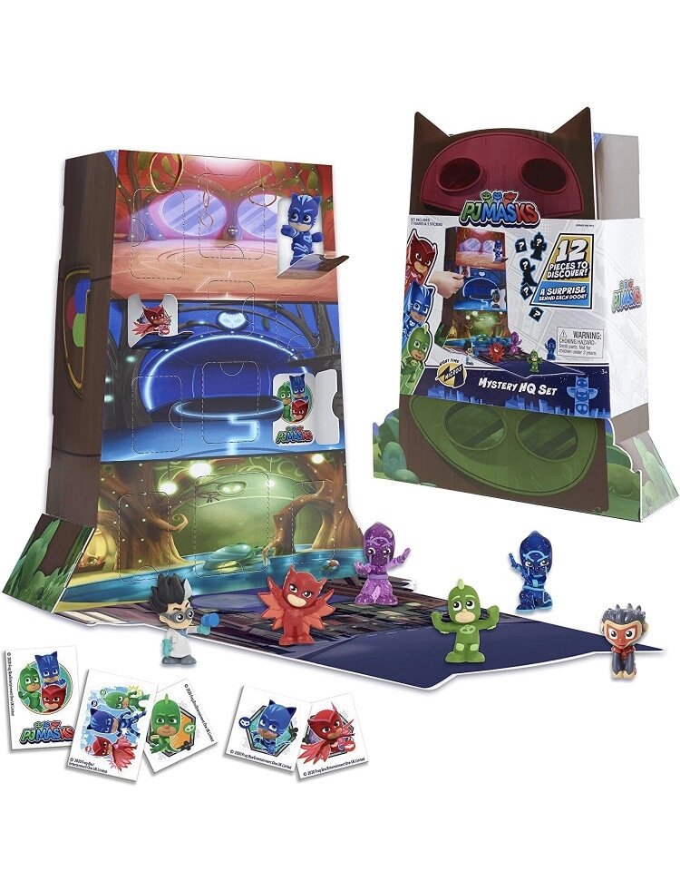 Ігровий набір PJ Masks Night Time Micros Mystery Just Play Герої в Масках Код/Артикул 75 117 Код/Артикул 75 117 від компанії greencard - фото 1