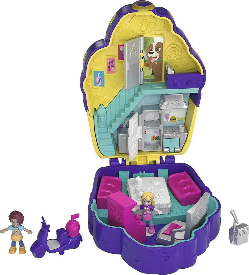 Ігровий набір Polly Pocket вечірка тортиків Pocket World Cupcake Код/Артикул 75 168 Код/Артикул 75 168 Код/Артикул 75 від компанії greencard - фото 1