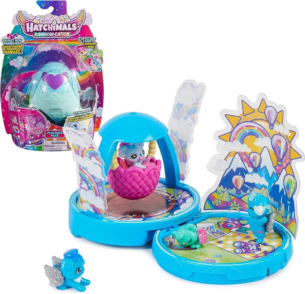 Ігровий набір яйця хетчімалс. Hatchimals CollEGGtibles Rainbow-Cation Код/Артикул 75 169 Код/Артикул 75 169 Код/Артикул  від компанії greencard - фото 1