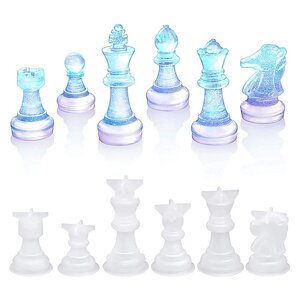 Інструменти для виготовлення ремесел своїми руками Міжнародні шахи УФ-епоксидна смола Силіконові форми Форма для шашок