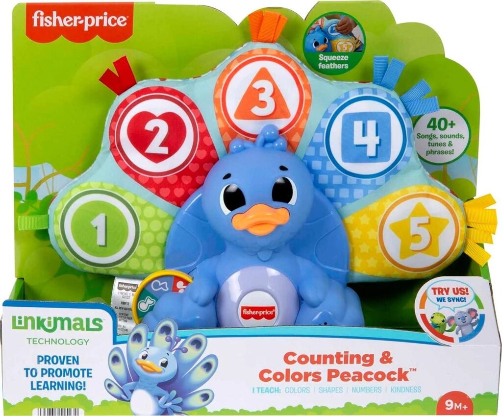 Інтерактивна іграшка Fisher-Price Linkimals Павич. Код/Артикул 75 1029 Код/Артикул 75 1029 Код/Артикул 75 1029 від компанії greencard - фото 1