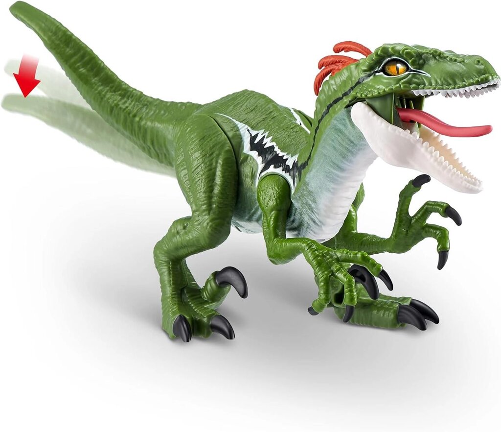 Інтерактивний динозавр Robo Alive Dino Action Raptor by ZURU Dinosaur Toys. Код/Артикул 75 1106 Код/Артикул 75 1106 від компанії greencard - фото 1