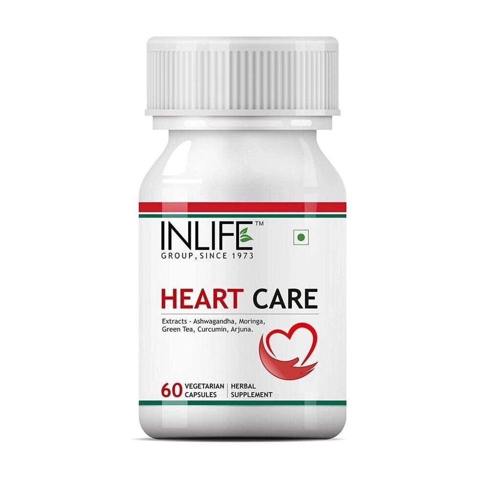 Капсули для серця (60 кап, 500 мг), Heart Care,  INLIFE Під замовлення з Індії 45 днів. Безкоштовна доставка. від компанії greencard - фото 1