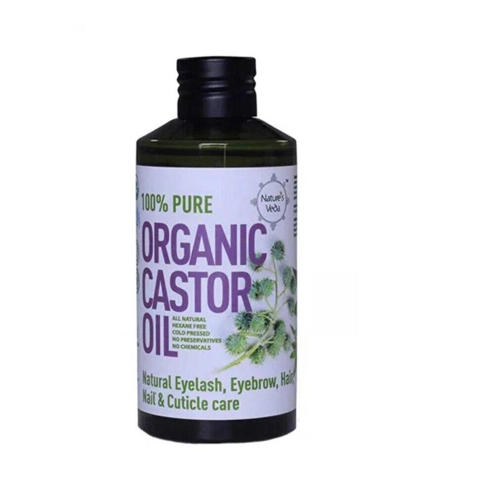 Касторова олія для волосся та нігтів (150 мл), Organic Castor Oil,  Nature's Veda Під замовлення з Індії 45 днів. від компанії greencard - фото 1