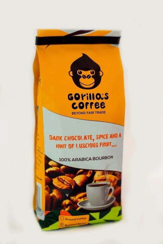 Кава Арабіка 250 г мелена Середня обсмажування Gorillas Coffee Код/Артикул 27 Коф-5 від компанії greencard - фото 1