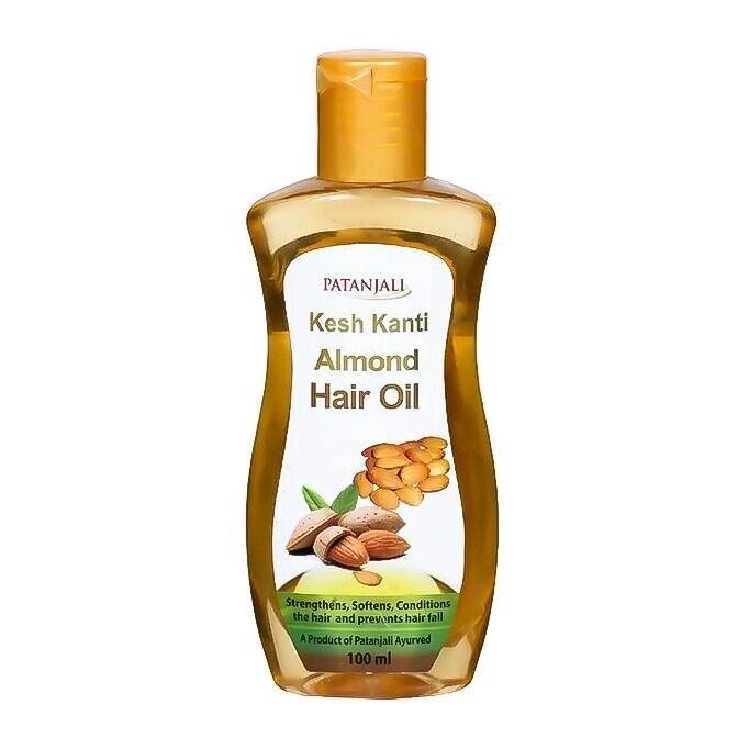 Кеш Канті: олія для волосся з Мигдалем (100 мл), Kesh Kanti Almond Hair Oil,  Patanjali Під замовлення з Індії 45 днів. від компанії greencard - фото 1