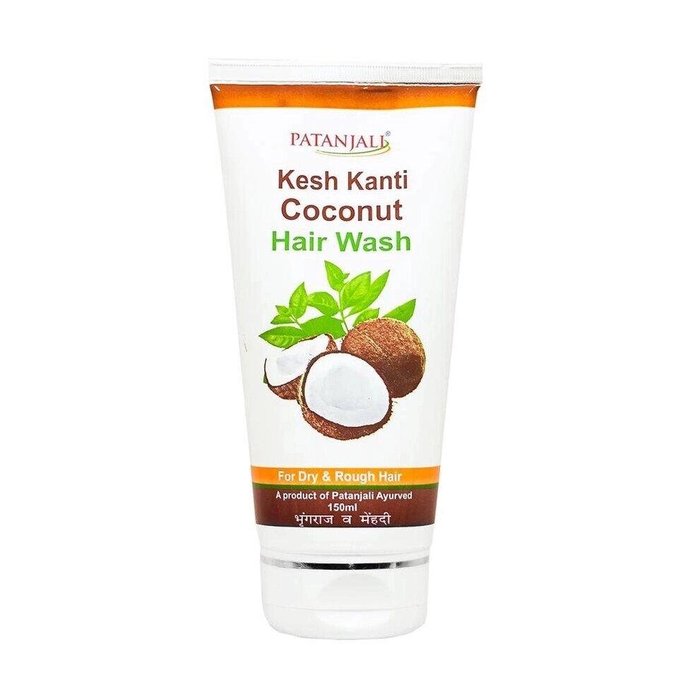 Кеш Канті: шампунь для волосся з Кокосом (150 мл), Coconut Hair Wash,  Patanjali Під замовлення з Індії 45 днів. від компанії greencard - фото 1