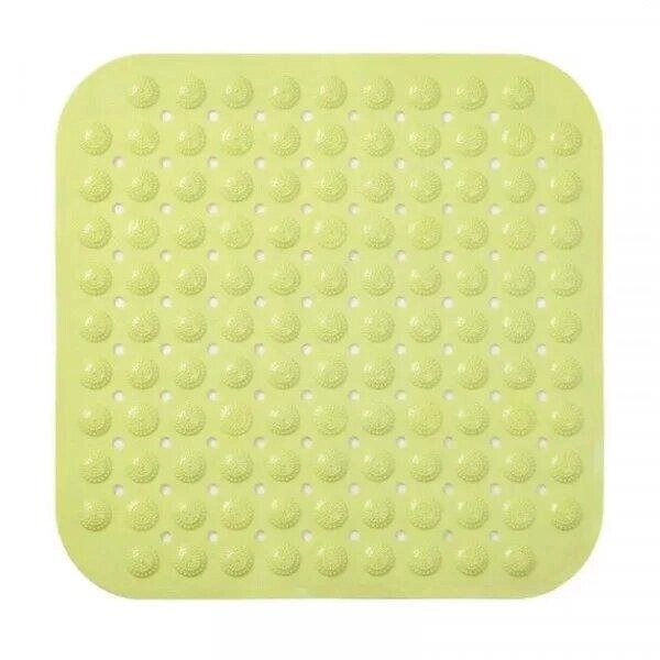 Килимок квадратний у ванну салатовий Код/Артикул 5 0632-7 від компанії greencard - фото 1