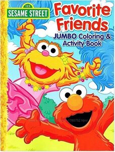 Книга-розмальовка та розмальовка Вулиця Сезам Sesame Street Coloring Код/Артикул 75 1130 Код/Артикул 75 1130