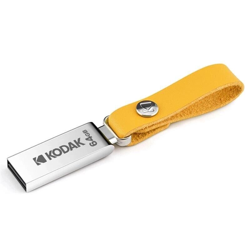 Kodak K122 Міні-металевий USB-накопичувач USB2.0 Pen Drive 32 ГБ/64 ГБ/128 ГБ зі шнурком від компанії greencard - фото 1