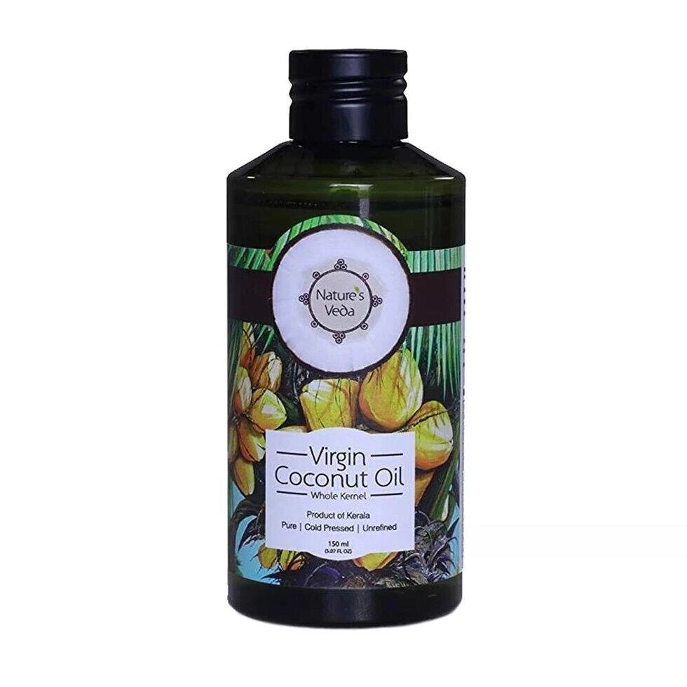 Кокосова олія холодного віджиму: для догляду за тілом та волоссям (200 мл), Virgin Coconut Oil Cold Pressed,  Nature's від компанії greencard - фото 1