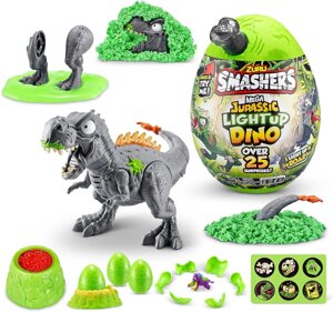 Колекційне яйце Smashers Mega Jurassic Light Up Dino Egg T-Rex ZURU 25 Код/Артикул 75 893 Код/Артикул 75 893