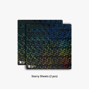 Комплект із двох текстурованих плівок Starry Sheets для 3D-принтерів Bambu Lab X1 & P1 Series, A1 (FAP016) Код/Артикул