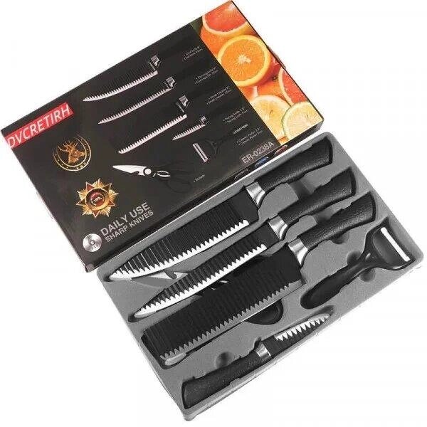 Комплект ножів для кухні Код/Артикул 5 540 від компанії greencard - фото 1