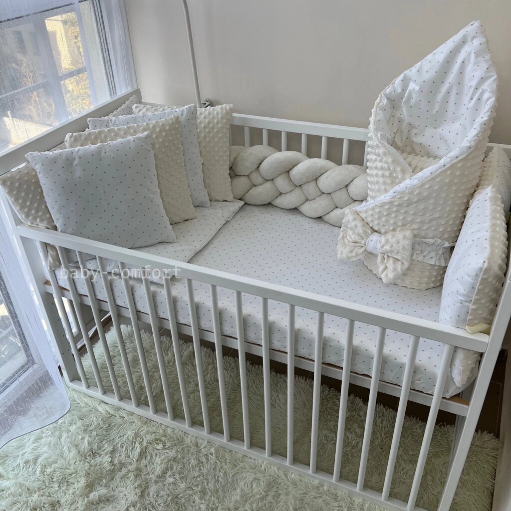 Комплект постільної білизни Baby Comfort Elegance молочний Код/Артикул 15 від компанії greencard - фото 1