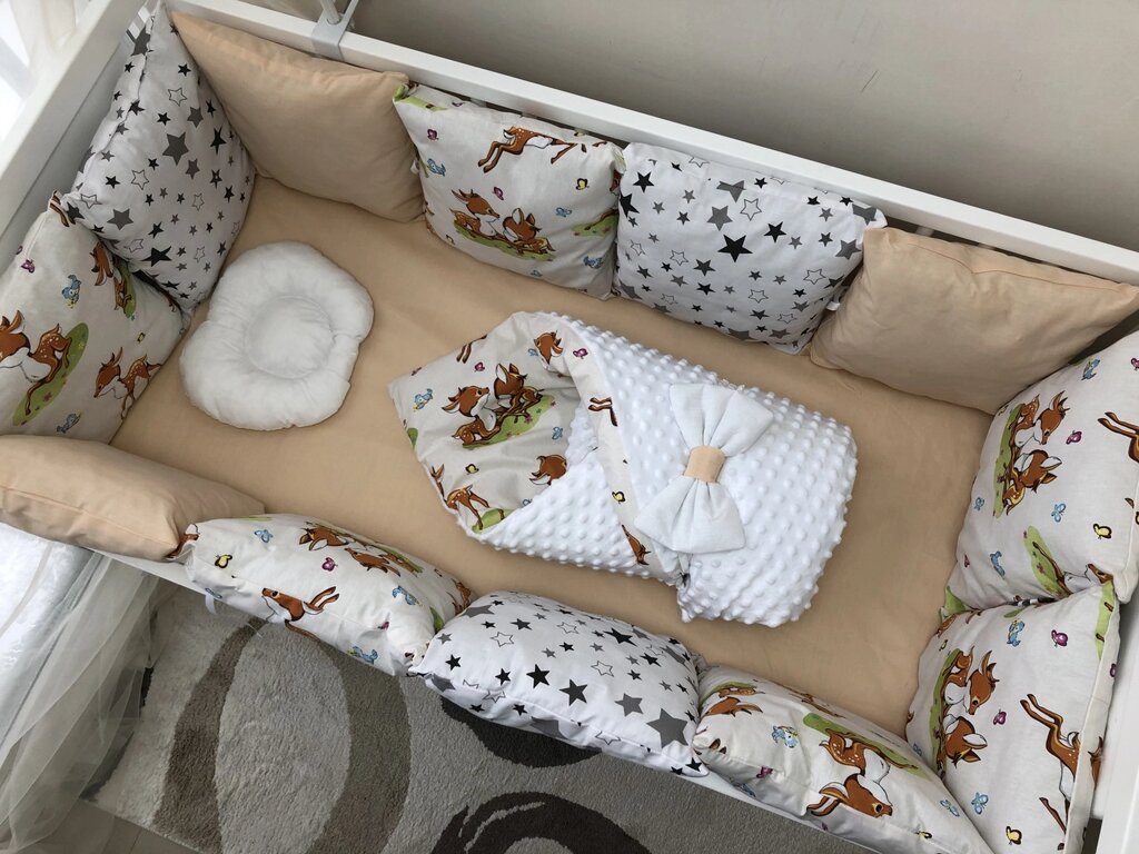 Комплект постільної білизни Baby Comfort Малюк Оленятко Код/Артикул 15 від компанії greencard - фото 1