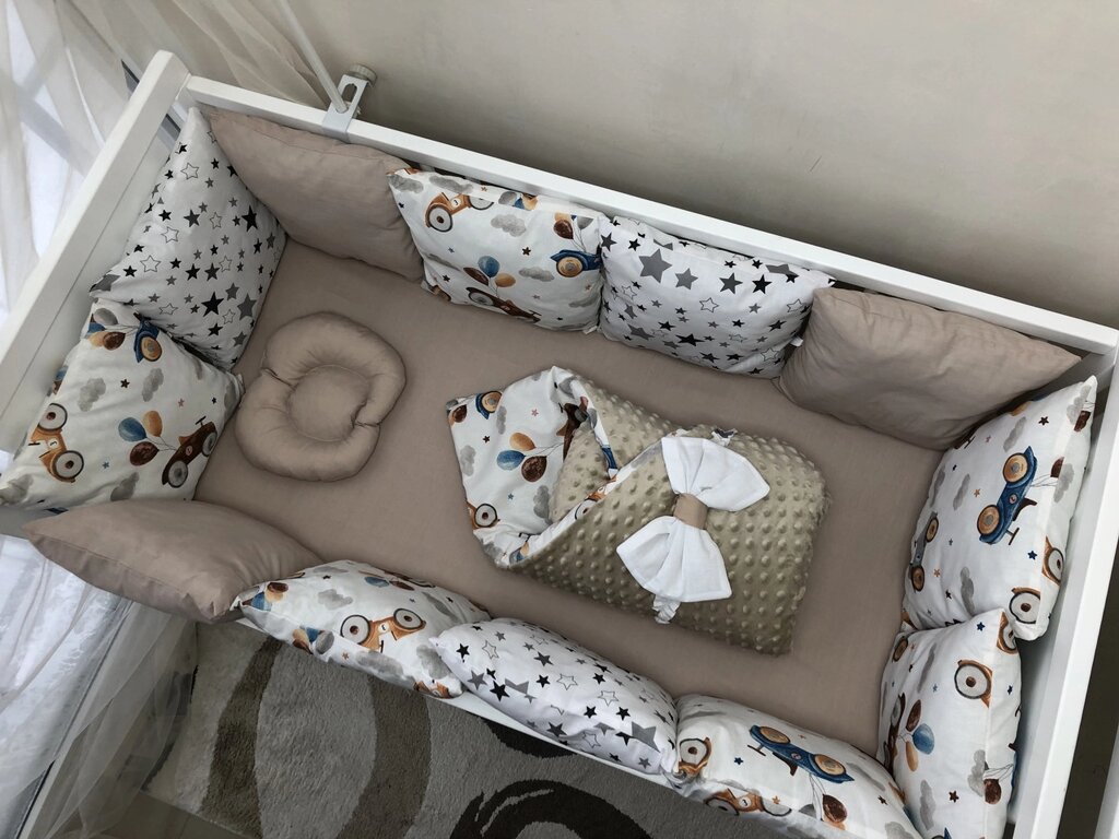 Комплект постільної білизни Baby Comfort Малюк Ретро Авто Код/Артикул 15 від компанії greencard - фото 1