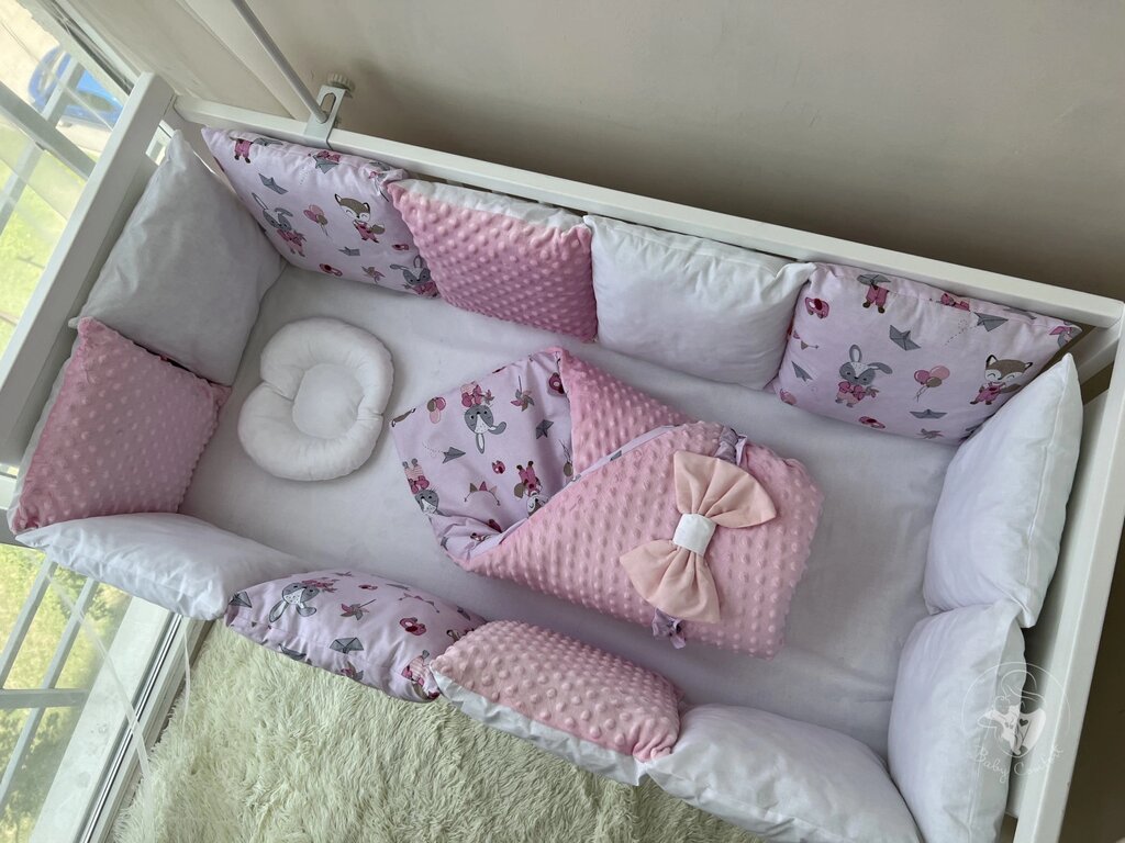 Комплект постільної білизни Baby Comfort Малюк Зайки та Лисички Код/Артикул 15 від компанії greencard - фото 1