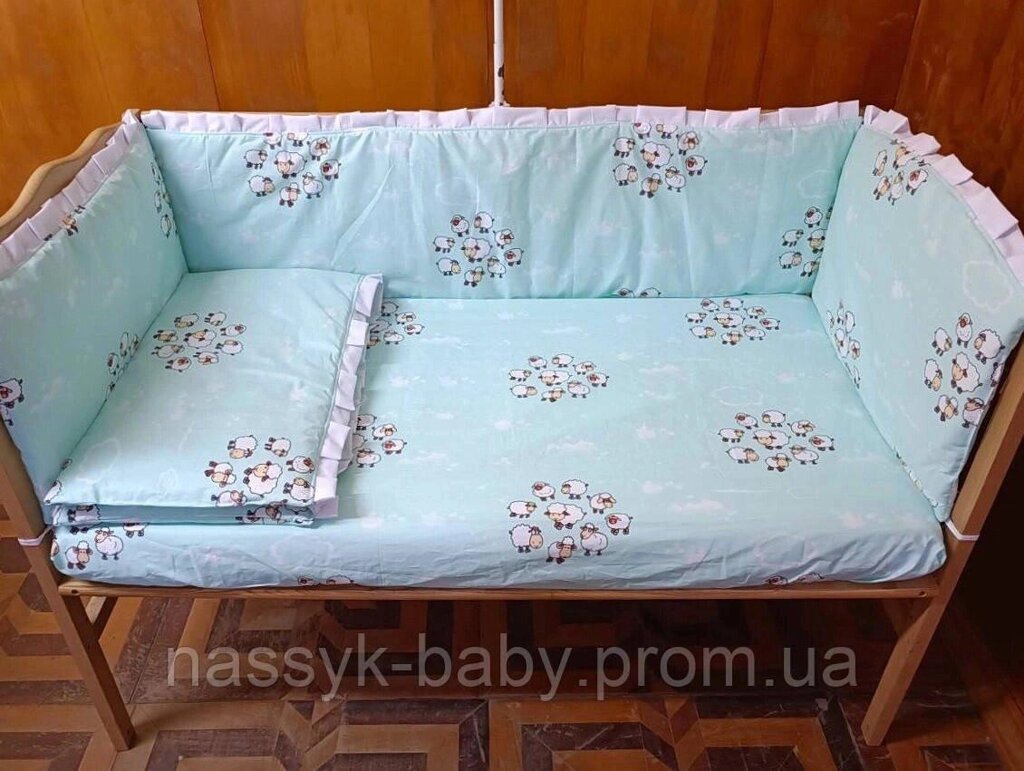 Комплект у дитяче ліжечко Код/Артикул 41 КДЛ007 від компанії greencard - фото 1