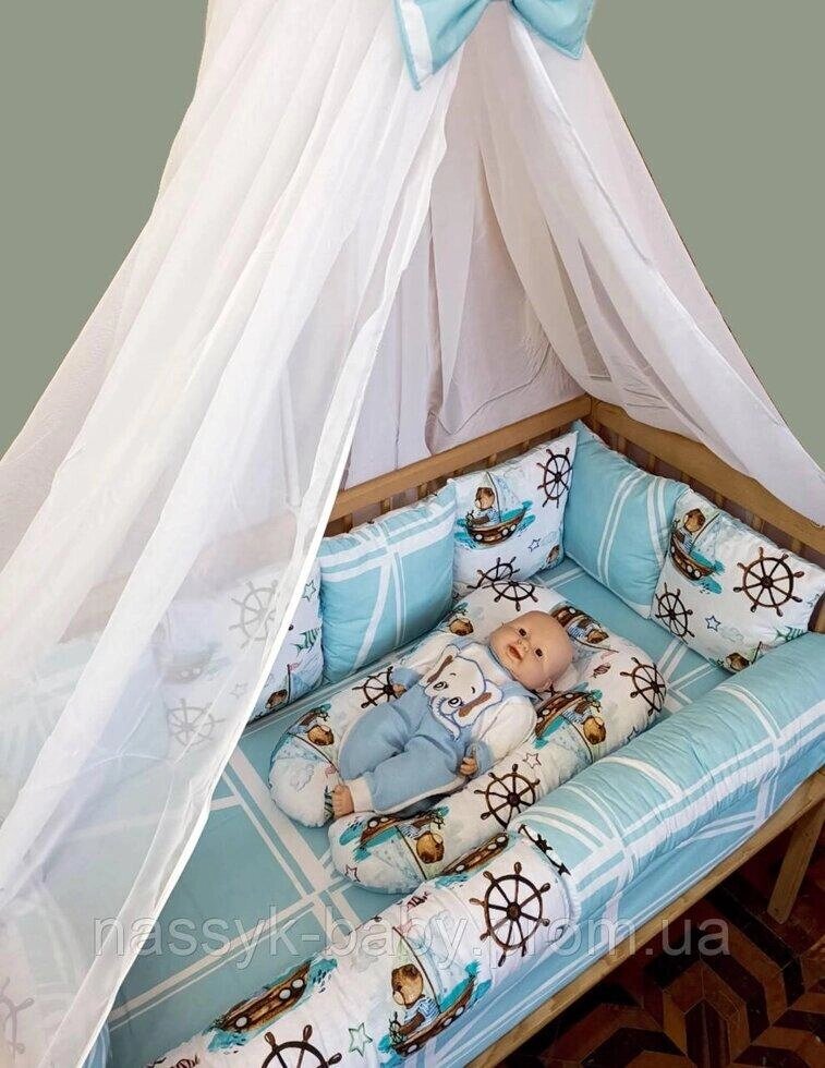 Комплект у ліжечко для новонародженого Код/Артикул 41 КДЛ037 від компанії greencard - фото 1