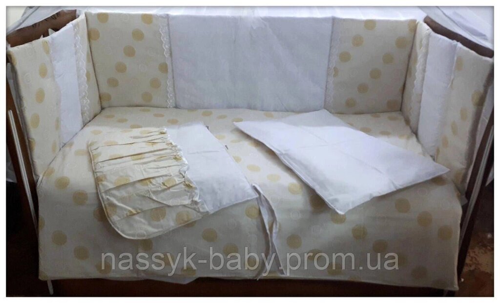 Комплект в дитяче ліжечко з балдахіном Мрія Код/Артикул 41 КДЛ 027 від компанії greencard - фото 1