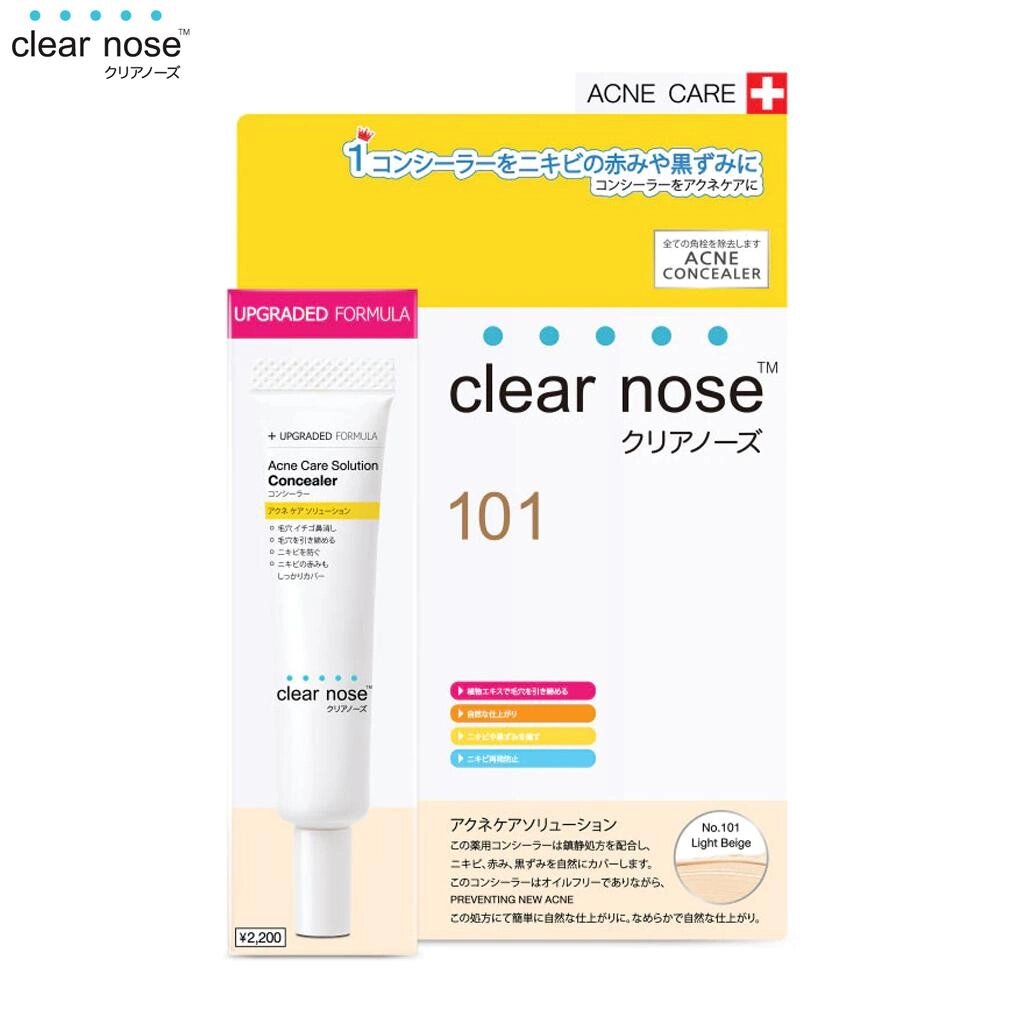 Консилер Clear Nose Acne Care Solution No. 101-102 12 г. Під замовлення з Таїланду за 30 днів, доставка безкоштовна від компанії greencard - фото 1