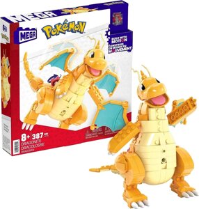 Конструктор MEGA Pokmon Dragonite з махаючими крилами. 387 елементів Код/Артикул 75 1038 Код/Артикул 75 1038