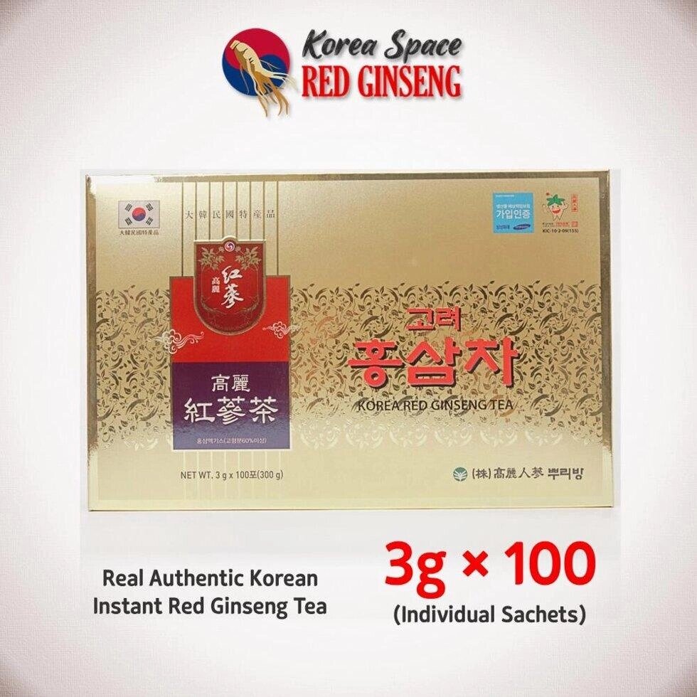 [Korea Ginseng Buleebang Co.] Корейський розчинний чай Puribang Red Ginseng Tea 100 пакетиків, 300 г під замовлення з від компанії greencard - фото 1