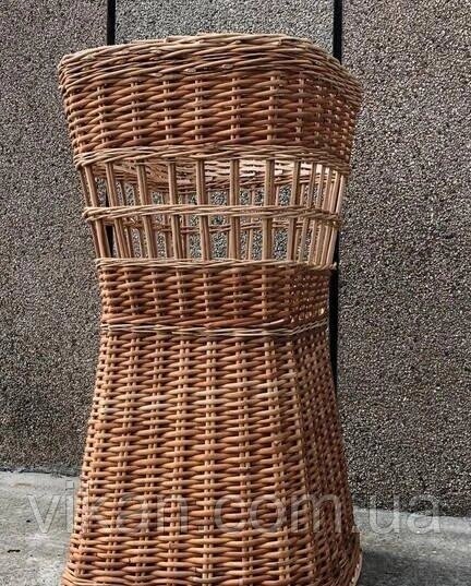 Корзина плетена багетница для батонів, французького хліба Ажур (висота 80см) Код/Артикул 186 ажур80 від компанії greencard - фото 1