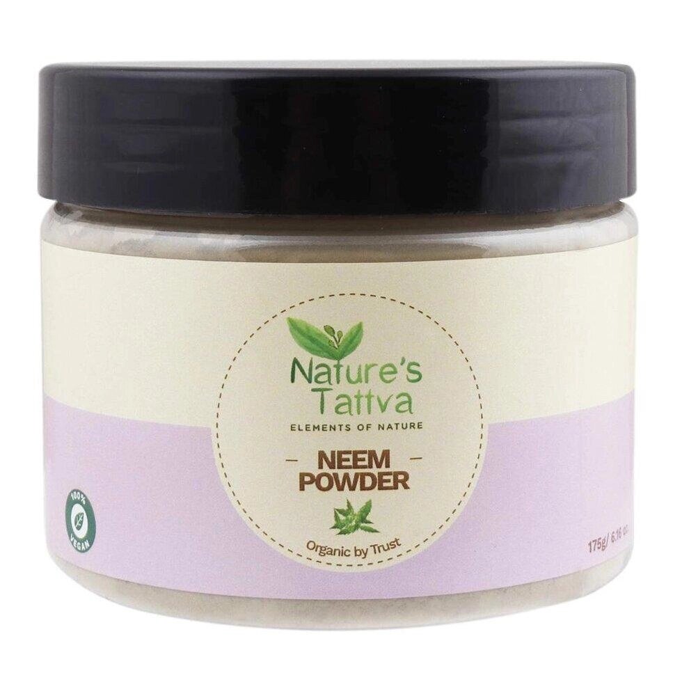 Косметичний порошок Німа: проти недосконалостей (175 г), Neem Powder Organic By Trust,  Nature's Tattva Під замовлення від компанії greencard - фото 1