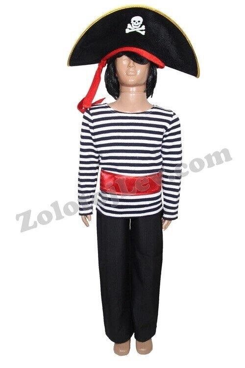Костюм Пірата для хлопчика зріст 110 Код/Артикул 21 PR044642-110 від компанії greencard - фото 1