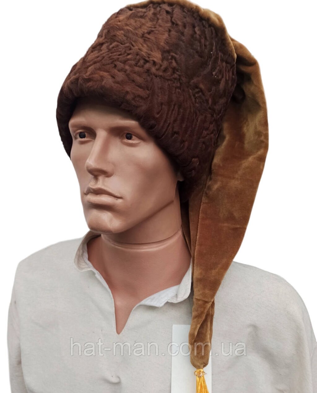Козацька шапка з коричневим шликом КодАртикул 2 від компанії greencard - фото 1