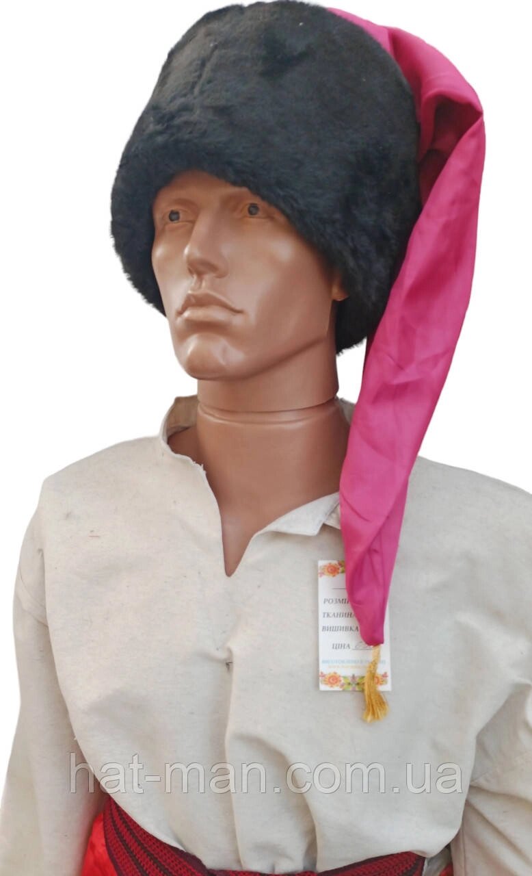 Козацька шапка з малиновим шликом КодАртикул 2 від компанії greencard - фото 1