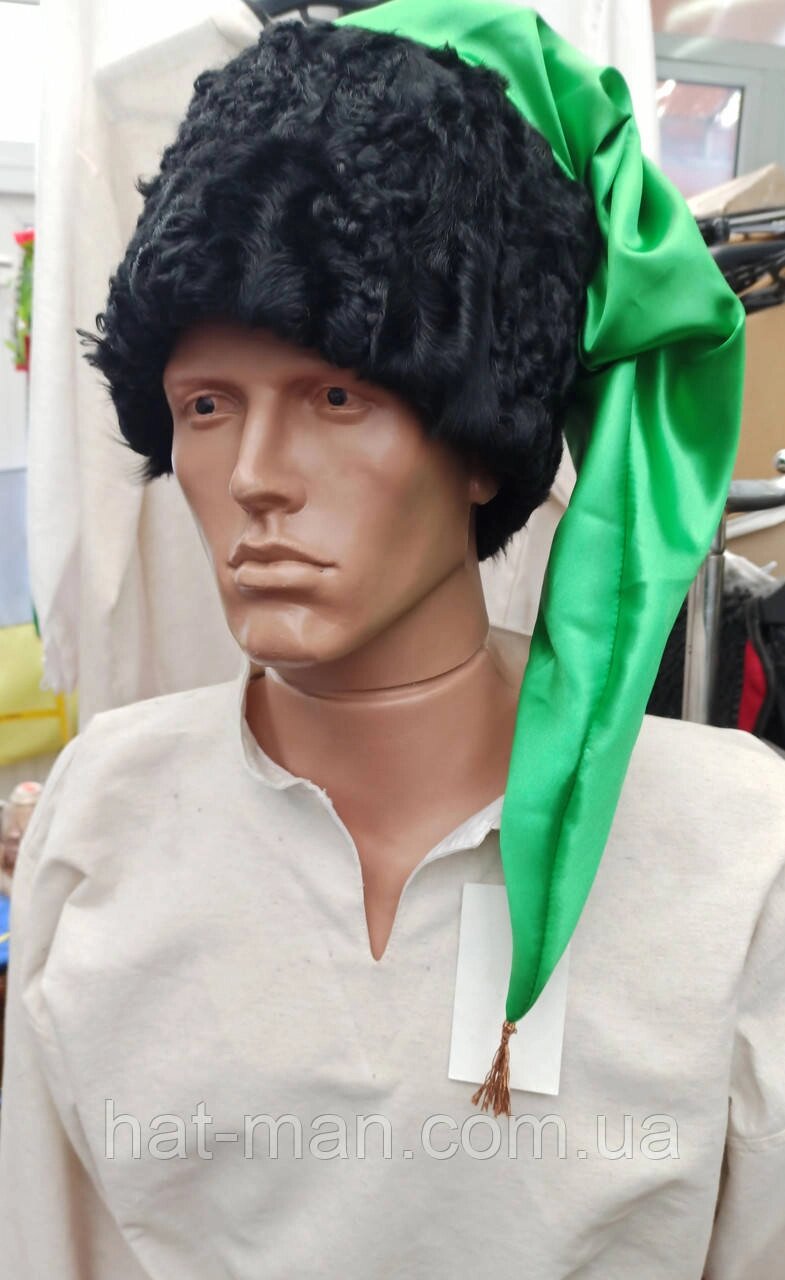 Козацька шапка з зеленим шликом КодАртикул 2 від компанії greencard - фото 1