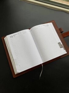 Шкіряна обкладинка для щоденника А5 Willow ( Ручна робота) Код/Артикул 134 МА_000432