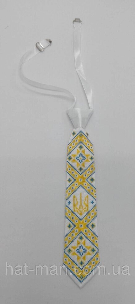 Краватка з вишивкою, дитяча, з гербом КодАртикул 2 від компанії greencard - фото 1