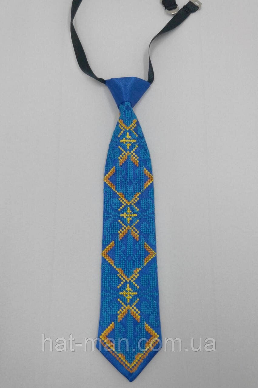 Краватка з вишивкою, з тризубцем, дитяча КодАртикул 2 від компанії greencard - фото 1