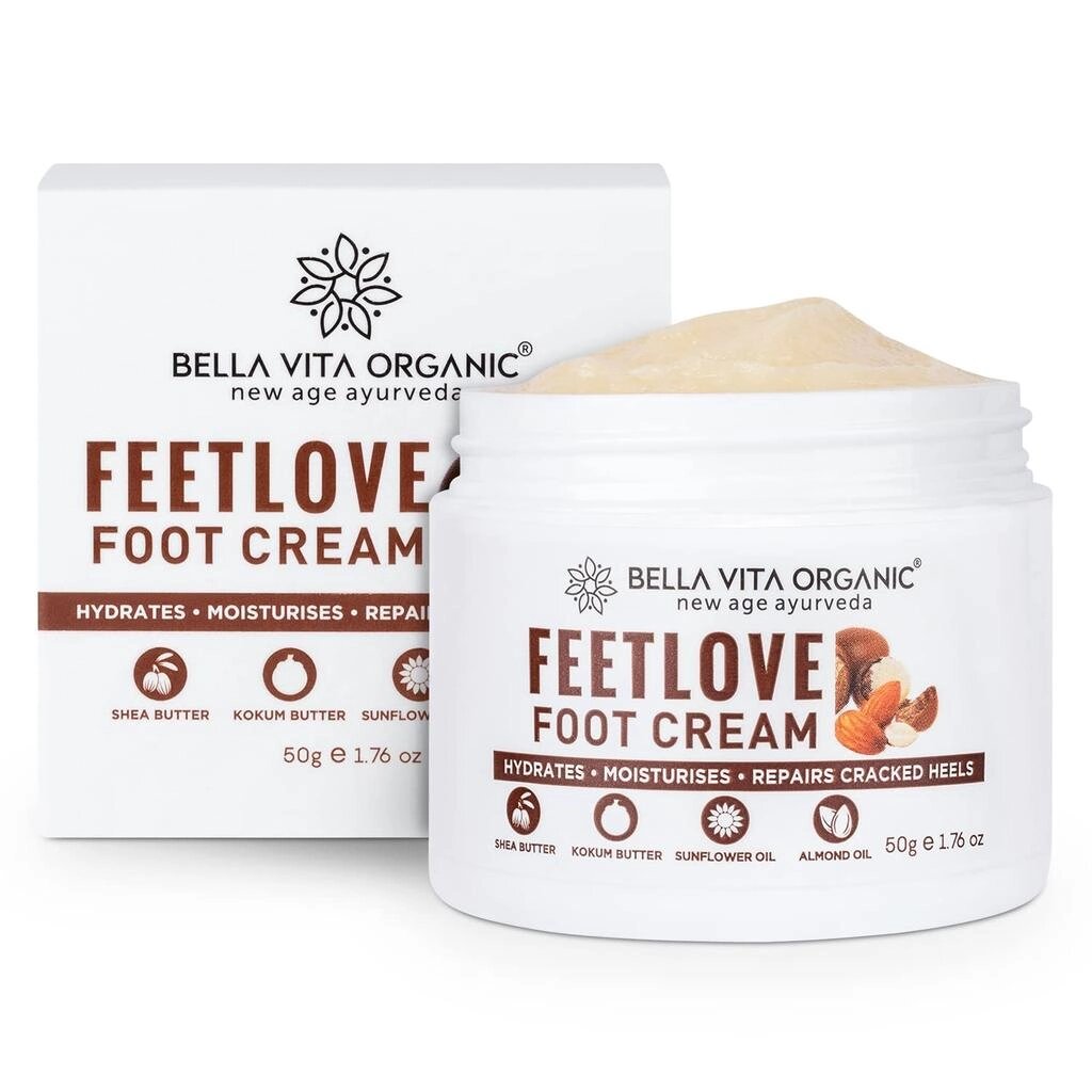 Крем для ніг (50 г), Feetlove Foot Cream,  Bella Vita під замовлення з Індії за 45 днів, доставка безкоштовна від компанії greencard - фото 1