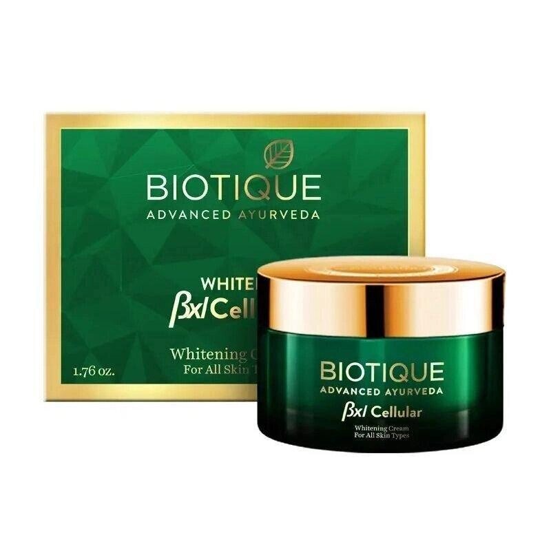 Крем для відбілювання шкіри (50 г), BXL Cellular Whitening Cream,  Biotique Під замовлення з Індії 45 днів. Безкоштовна  від компанії greencard - фото 1