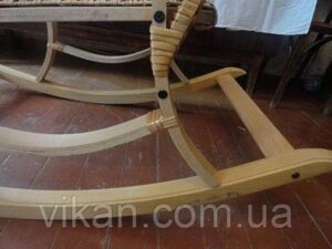 Крісло гойдалка (розкладне) плетене з лози доросле Код/Артикул 186 разборное-трансформер