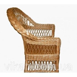 Крісло плетене з лози Марті з ажурною спиною Код/Артикул 186 1224-34