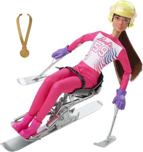 Лялька брюнетка гірськолижниця . Barbie Winter Sports para Alpine Skier. Код/Артикул 75 1157 Код/Артикул 75 1157